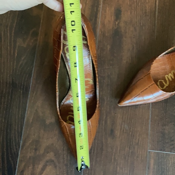 Beautiful Sam Edelman heels sz 9.5 brown leather - Picture 6 of 11